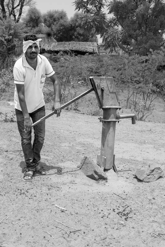 Impediments to enjoyment of Human Right to Water: 'Accessibility' Norm - handpump rendered dry during summer season due to receding water table in Jaipur district, Rajasthan